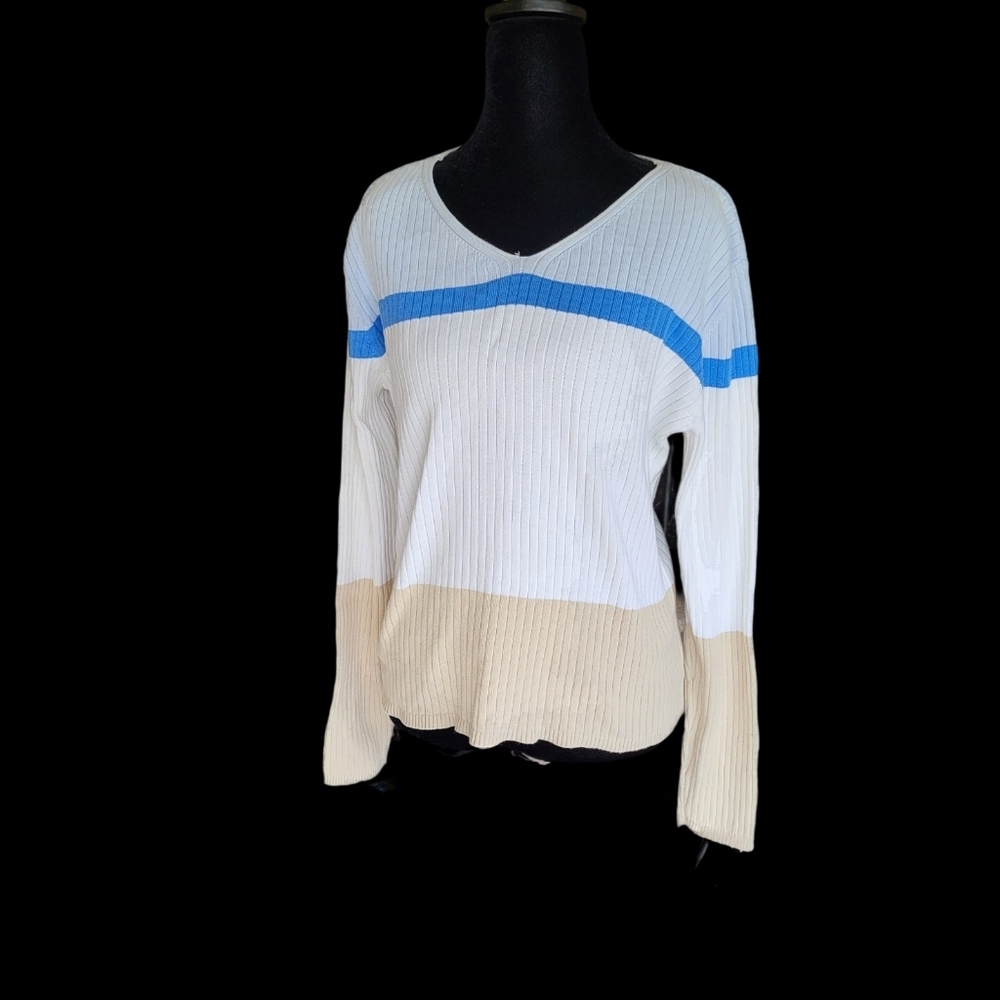 Vintage Liz Claiborne LizSport Y2K Sweater Large Friends Gilmore Girls